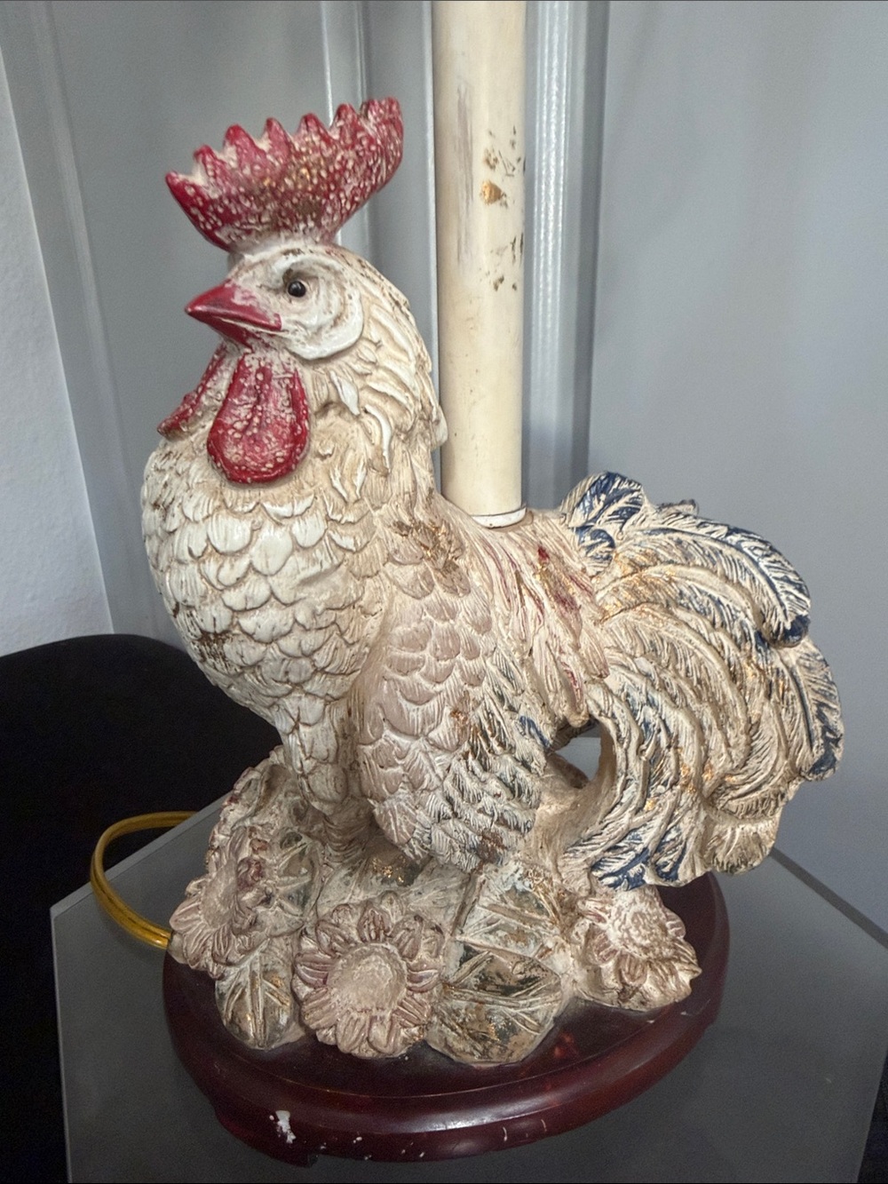 Rooster Table Lamp - Picture 4 of 7